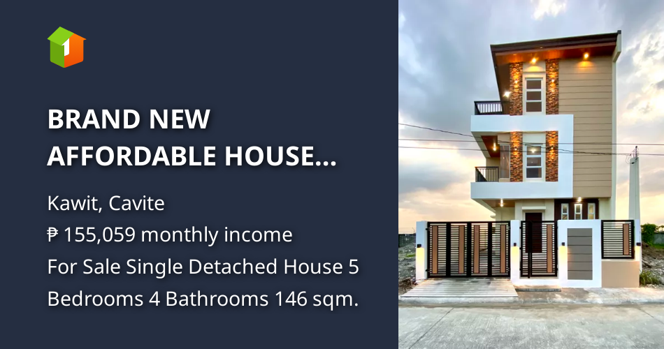 BRAND NEW AFFORDABLE HOUSE AND LOT FOR SALE IN KAWIT CAVITE [House and