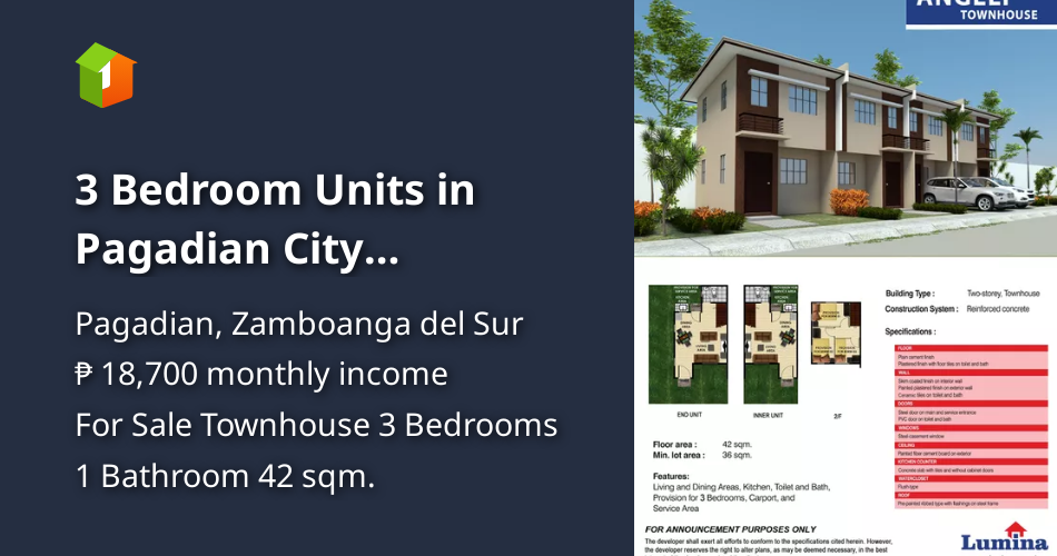 3 Bedroom Units in Pagadian City Zamboanga del Sur [House and Lot 🏘️