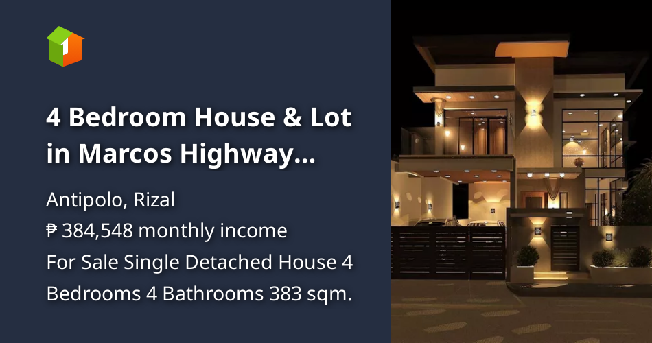 4 Bedroom House & Lot in Marcos Highway Antipolo [House and Lot 🏘️