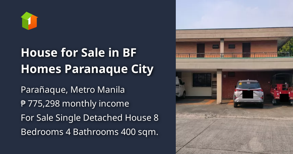 House for Sale in BF Homes Paranaque City [Houses and Lots 🏘️] (March ...