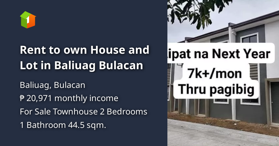 Rent to own House and Lot in Baliuag Bulacan [House and Lot 🏘️] (June