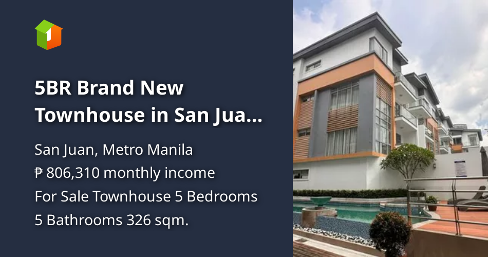 5BR Brand New Townhouse in San Juan Manila [House and Lot 🏘️] (December 2023) in San Juan, Metro