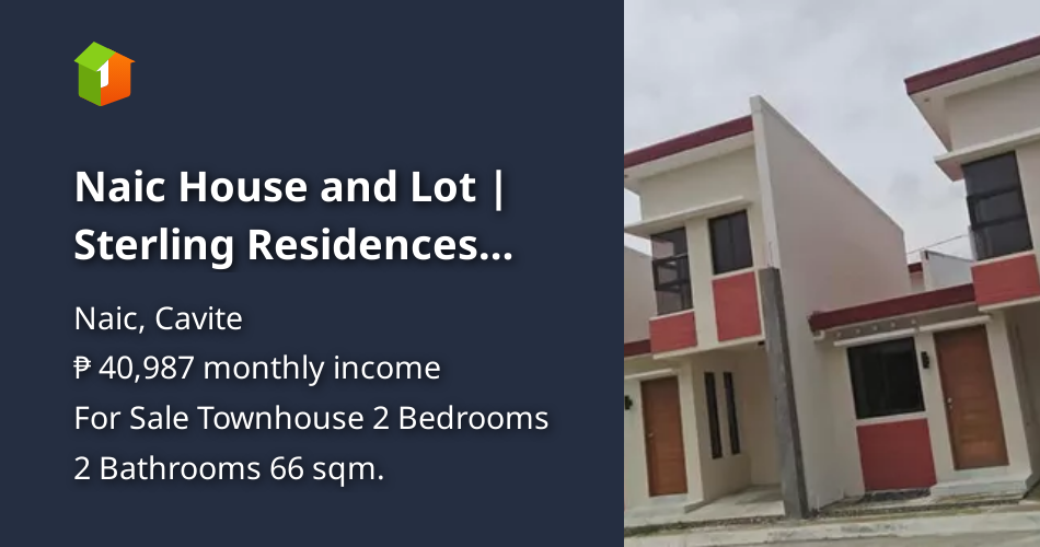 Naic House and Lot Sterling Residences One [House and Lot 🏘️