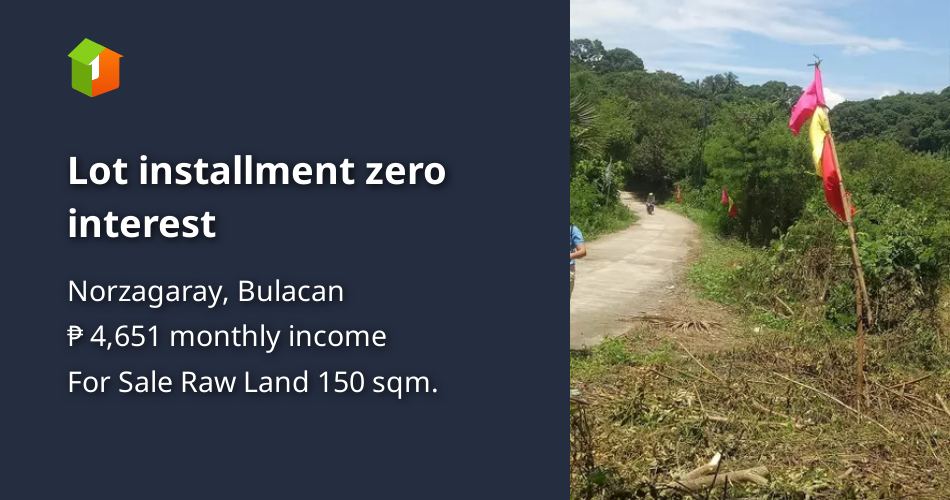 Lot installment zero interest [Lot 🚜] (September 2023) in Norzagaray