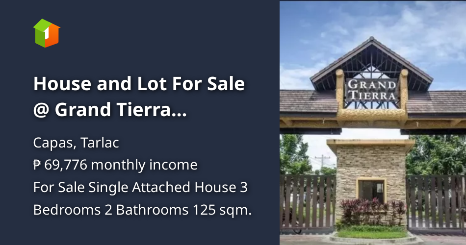 House and Lot For Sale Grand Tierra Subdivision by Robinsons Homes [House and Lot 🏘️] (July