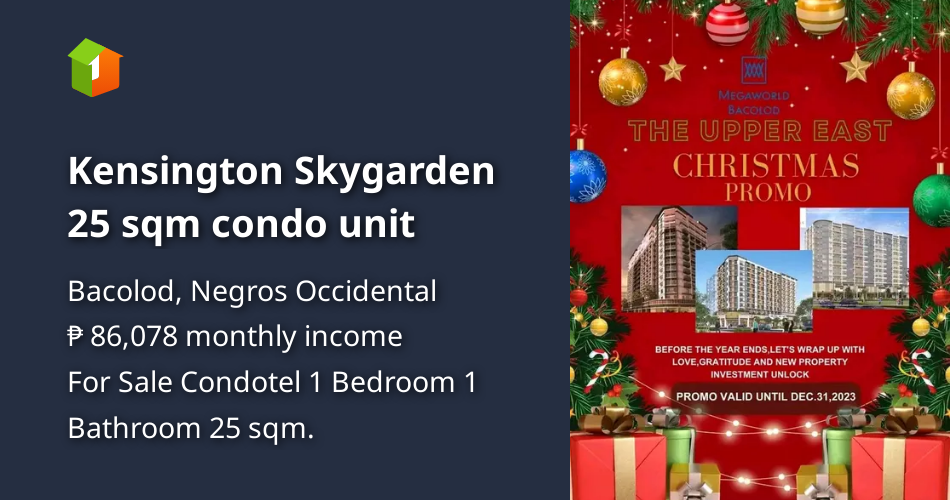 Kensington Skygarden 25 sqm condo unit [Condo 🏙️] (December 2023) in