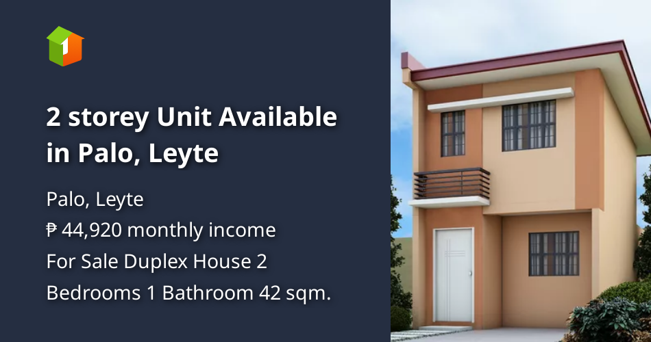 2 storey Unit Available in Palo, Leyte [House and Lot 🏘️] (February