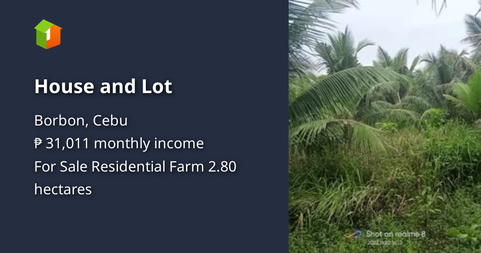 House and Lot [Lot 🚜] (November 2023) in Borbon, Cebu for sale