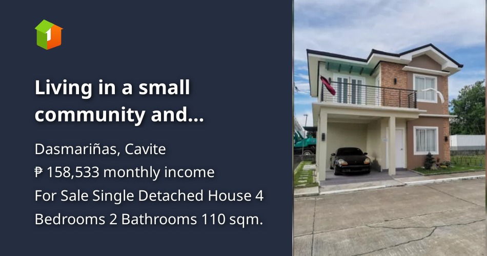 Living in a small community and exclusive subdivision [House and Lot 🏘️] (September 2024) in