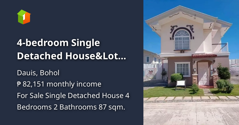 4bedroom Single Detached House&Lot For Sale in DauisPanglao Bohol