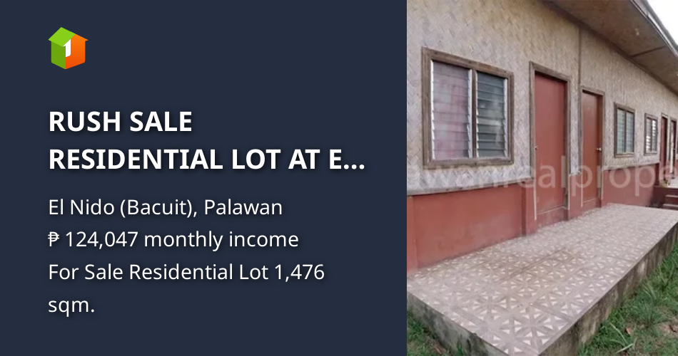 RUSH SALE RESIDENTIAL LOT AT EL NIDO, PALAWAN [Lot 🚜] (July 2023) in El Nido (Bacuit), Palawan