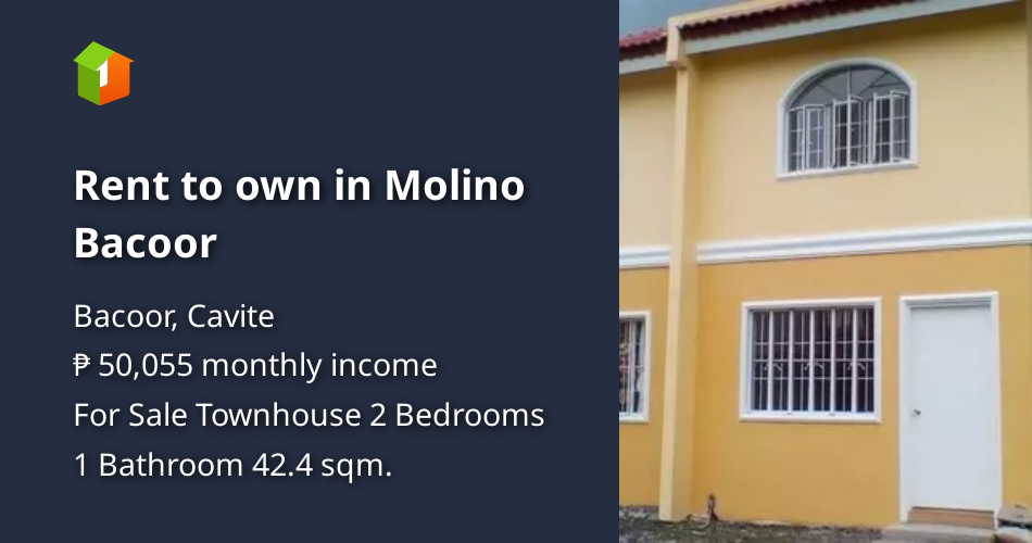Rent to own in Molino Bacoor [House and Lot 🏘️] (July 2024) in Bacoor