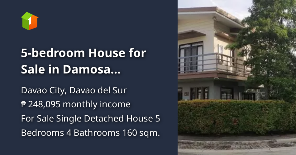 5bedroom House for Sale in Damosa Fairlanes Davao City [House and Lot
