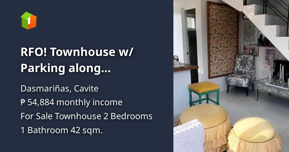 30K Discount! Townhouse along Aguinaldo Hiway Dasma Cavite [House and