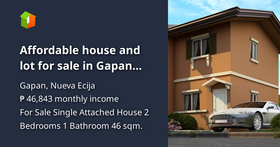 Affordable house and lot for sale in Gapan City Nueva Ecija [House and