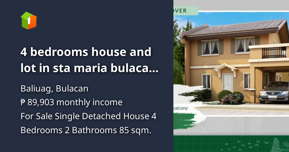 4 bedrooms house and lot in sta maria bulacan Dana [House and Lot 🏘️] (June 2021) in Baliuag