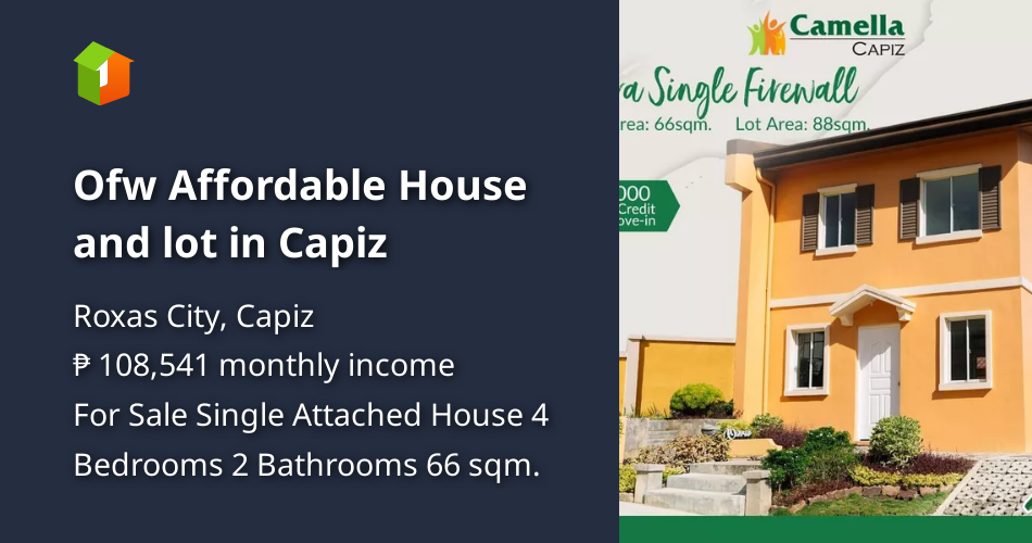 Ofw Affordable House and lot in Capiz [House and Lot 🏘️] (December 2022) in Roxas City, Capiz