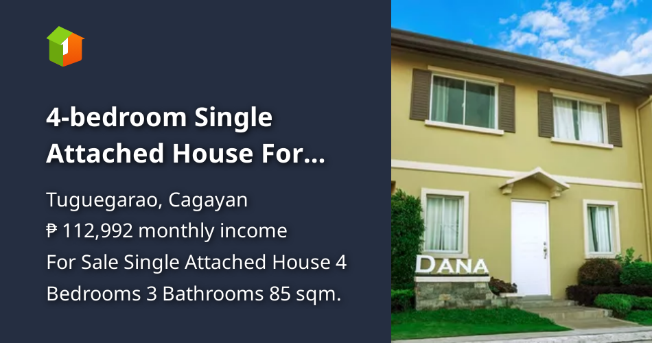 4bedroom Single Attached House For Sale in Tuguegarao Cagayan [House