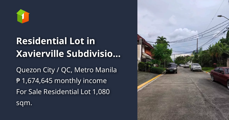 Residential Lot in Xavierville Subdivision across Katipunan Ave [Lots 🚜 ...