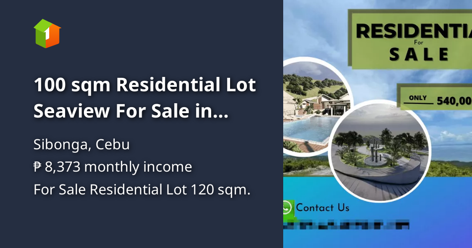 100 sqm Residential Lot Seaview For Sale in Sibonga Cebu [Lot 🚜
