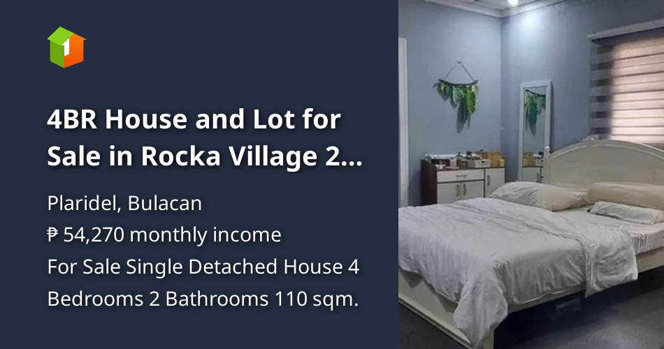 4BR House and Lot for Sale in Rocka Village 2, Bulacan [House and Lot 🏘