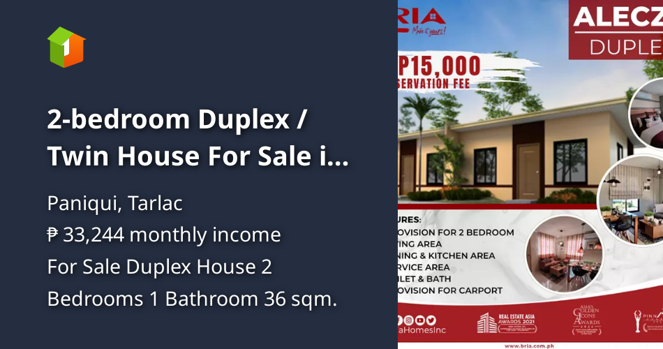 2bedroom Duplex / Twin House For Sale in Paniqui Tarlac [House and Lot