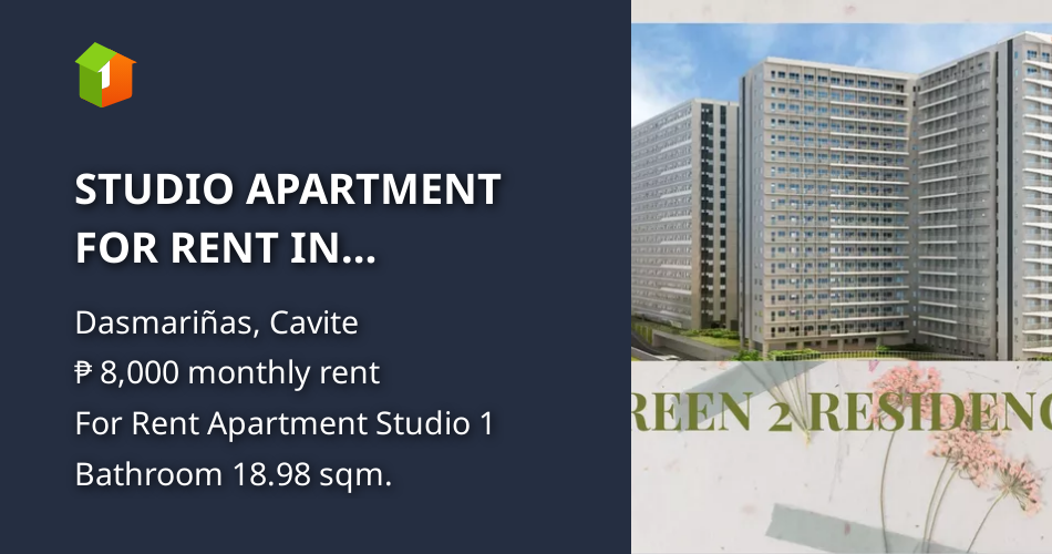 STUDIO APARTMENT FOR RENT IN DASMARINAS CAVITE [Condo 🏙️] (October 2023