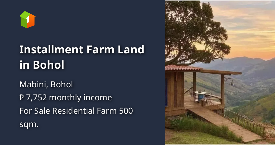 Installment Farm Land in Bohol [Lot 🚜] (July 2024) in Mabini, Bohol for sale Clean Title