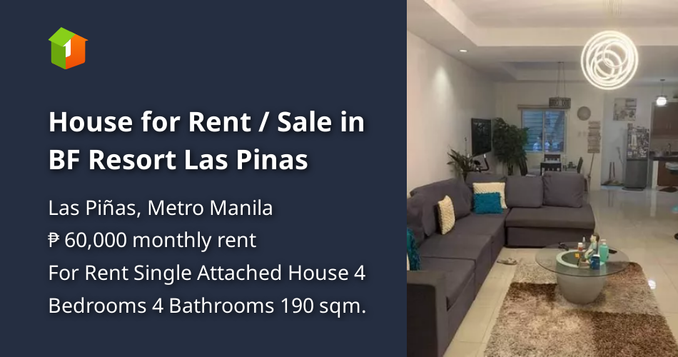 House for Rent / Sale in BF Resort Las Pinas [House and Lot 🏘️] (June