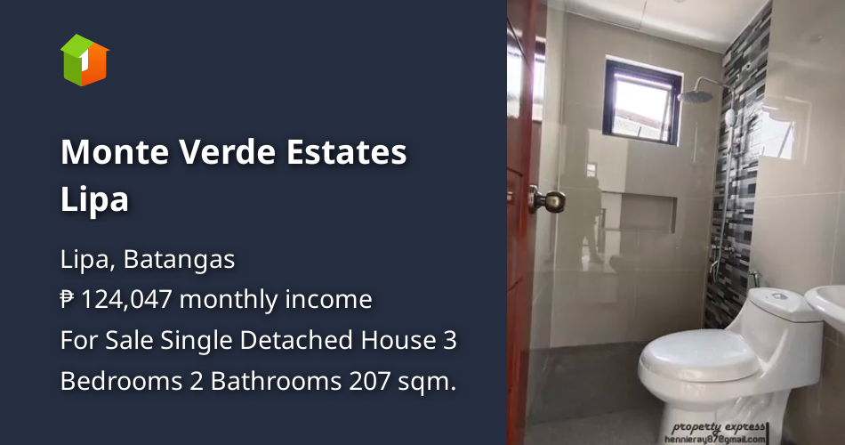 Monte Verde Estates Lipa [House and Lot 🏘️] (August 2022) in Lipa