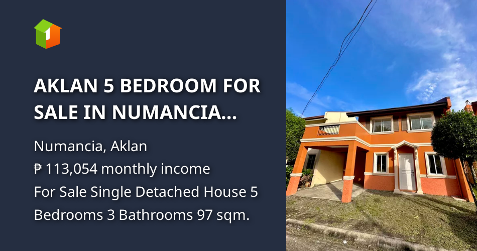 AKLAN 5 BEDROOM FOR SALE IN NUMANCIA AKLAN CAMELLA [House and Lot 🏘️