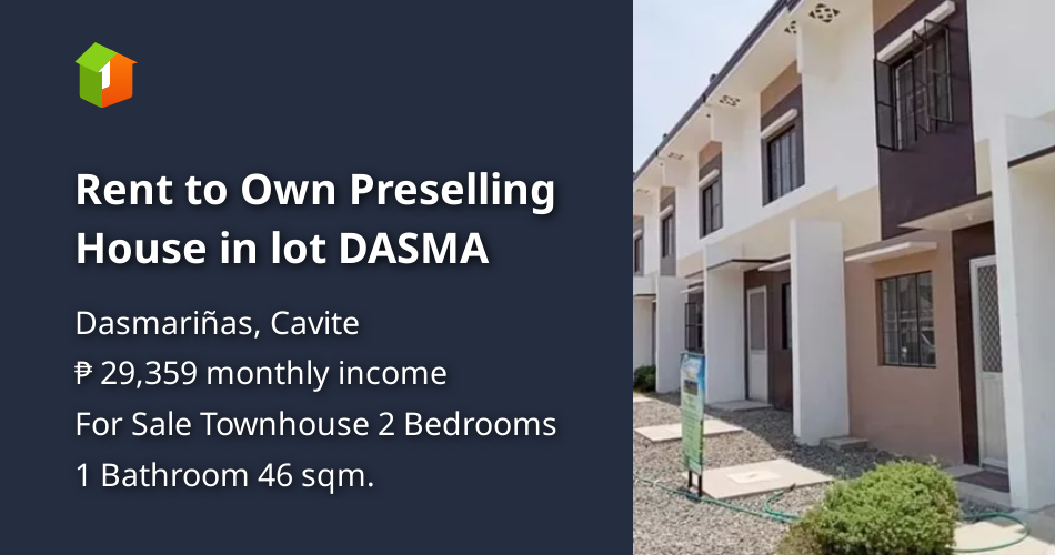 Rent to Own Preselling House in lot DASMA [House and Lot 🏘️] (February