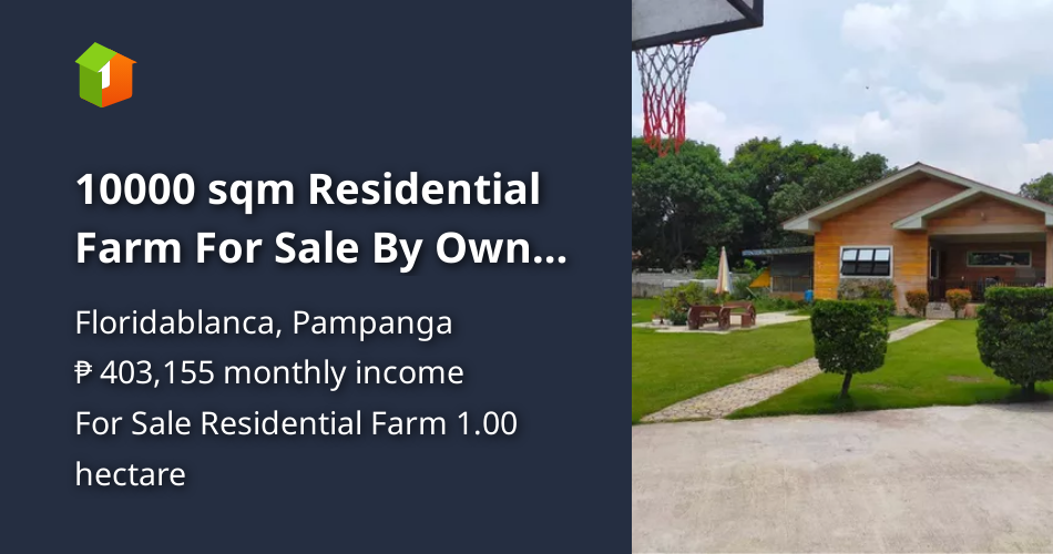 10000 sqm Residential Farm For Sale By Owner in Floridablanca Pampanga