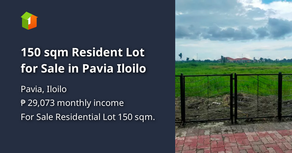 150 sqm Resident Lot for Sale in Pavia Iloilo [Lot 🚜] (October 2023) in