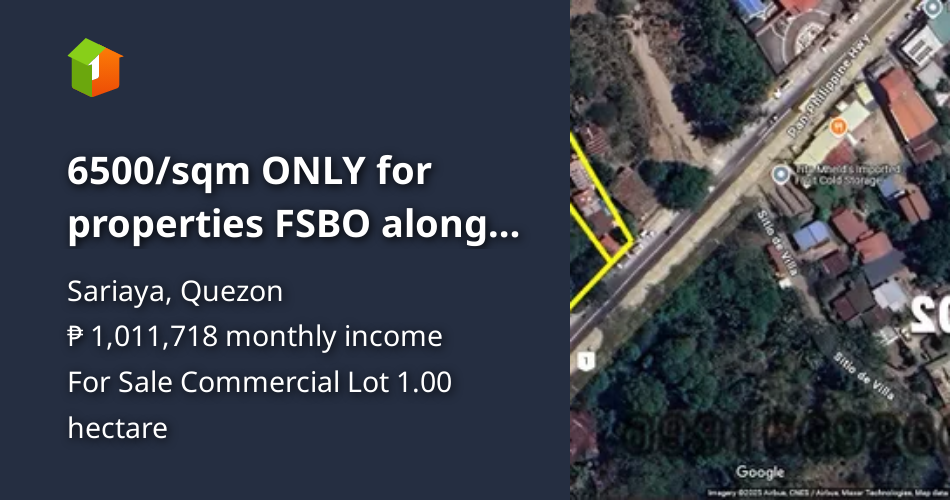 1 hectare PanPhilippine Highway lots For SALE in Sariaya Quezon [Lot 🚜