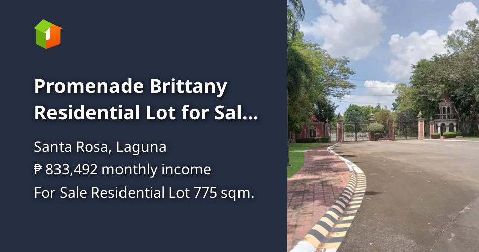 Promenade Brittany Residential Lot for Sale in Santa Rosa, Laguna [Lot