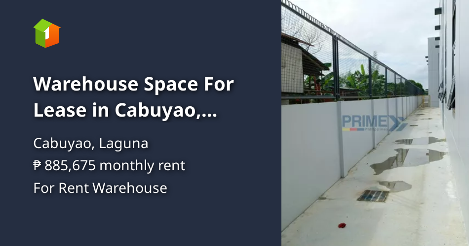 Warehouse Space For Lease in Cabuyao, Laguna. Property 🏭
