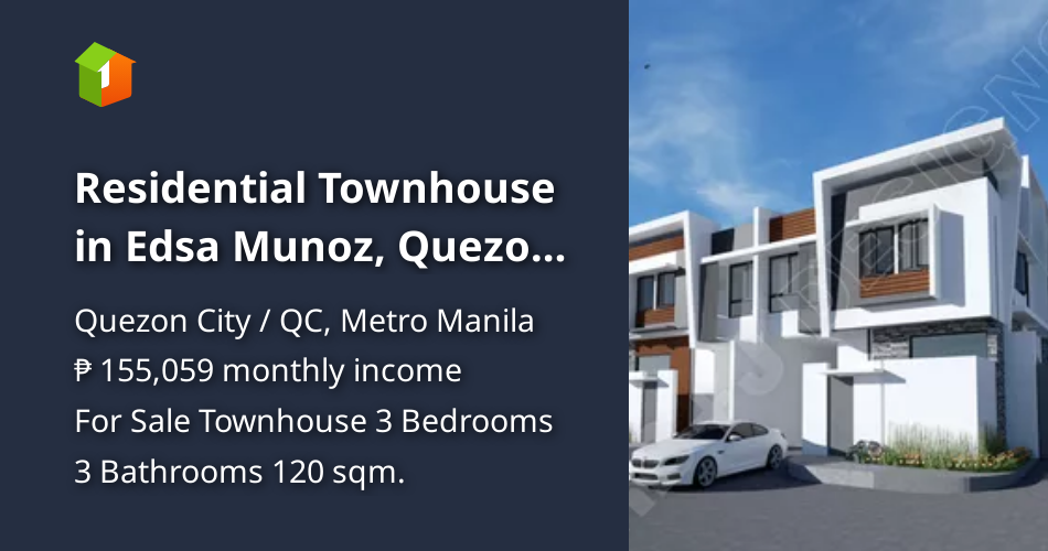Residential Townhouse in Edsa Munoz, Quezon City, Metro Manila [House