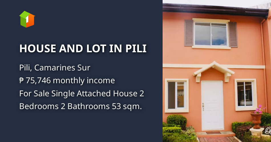 HOUSE AND LOT IN PILI [House and Lot 🏘️] (January 2022) in Pili