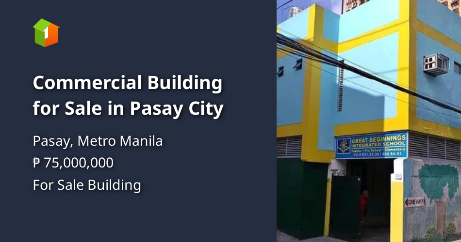 Commercial Building for Sale in Pasay City Property 🏭