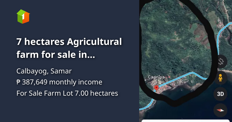 7 hectares Agricultural farm for sale in Calbayog Samar [Lot 🚜] (May