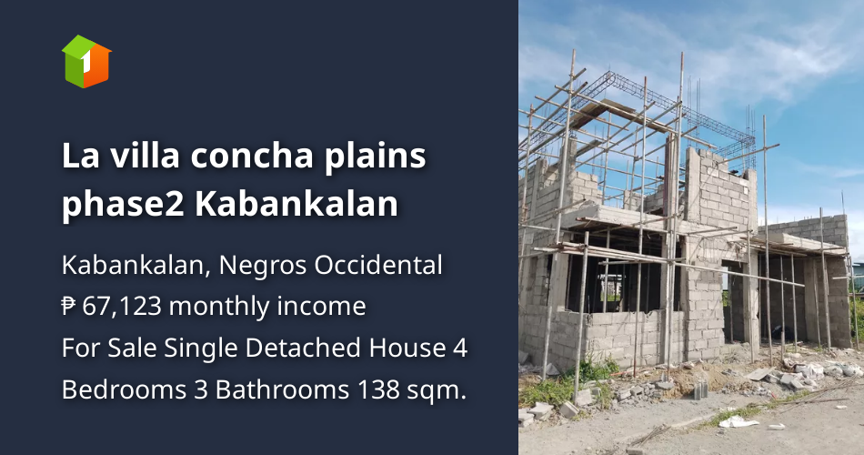 La villa concha plains phase2 Kabankalan [House and Lot 🏘️] (January