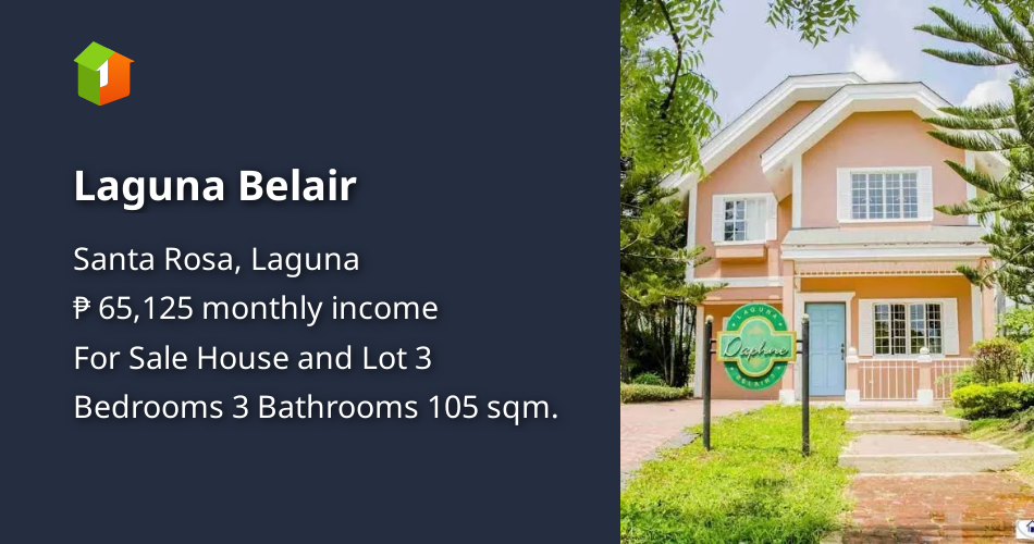 Laguna Belair [House and Lot 🏘️] (November 2021) in Santa Rosa, Laguna