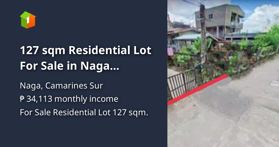 127 sqm Residential Lot For Sale in Naga Camarines Sur [Lot 🚜] (June