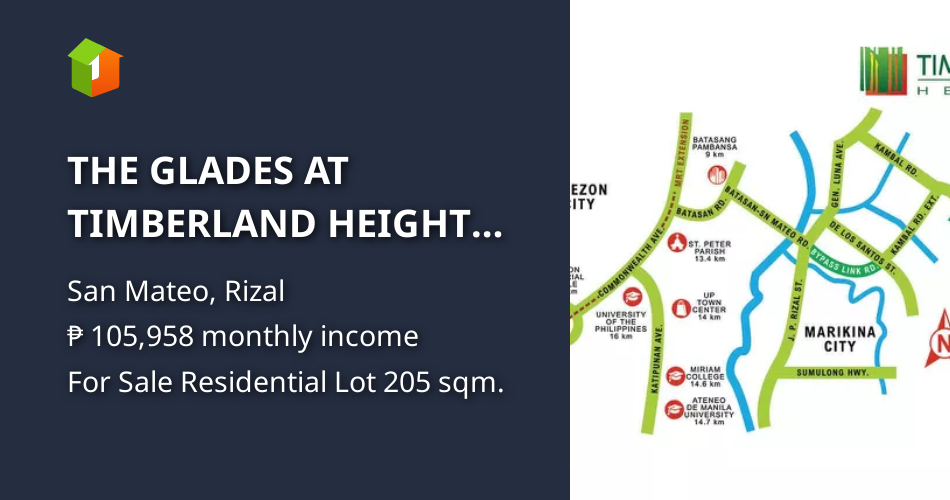 THE GLADES AT TIMBERLAND HEIGHTS SAN MATEO LOT FOR SALE [Lot 🚜] (July