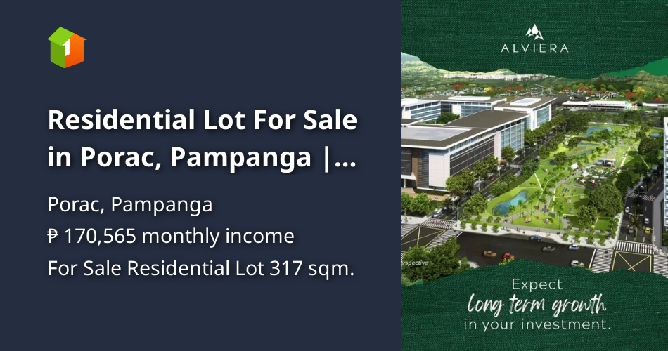 Residential Lot For Sale in Porac, Pampanga | Versala Alviera [Lots 🚜 ...