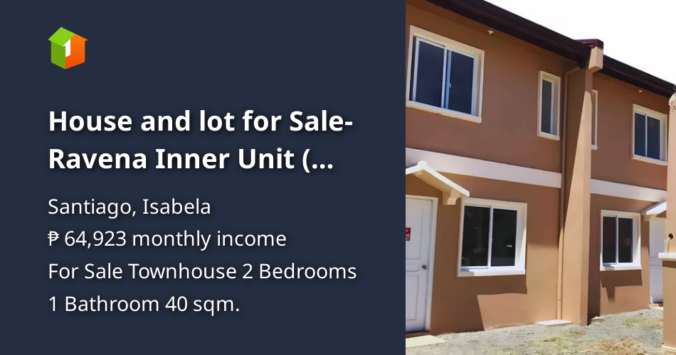 House and lot for Sale Ravena Inner Unit ( Ready for Occupancy
