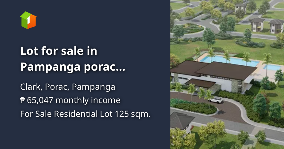 Lot for sale in Pampanga porac Alviera Porac near Clark Airport [Lot 🚜