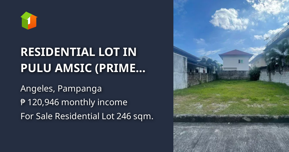 RESIDENTIAL LOT IN PULU AMSIC (PRIME SUBDIVISION) IN ANGELES PAMPANGA
