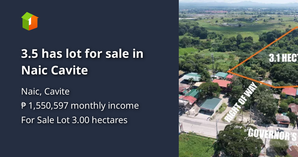 3.5 has lot for sale in Naic Cavite [Lot 🚜] (May 2023) in Naic, Cavite for sale